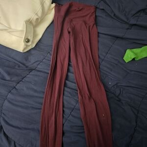 Lululemon Athletica Deep Red Leggings